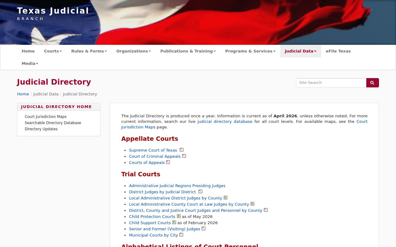 Throckmorton County criminal court case judicial directory